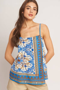 Woven Scarf Top