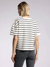 Raiya Tee in Black Stripe