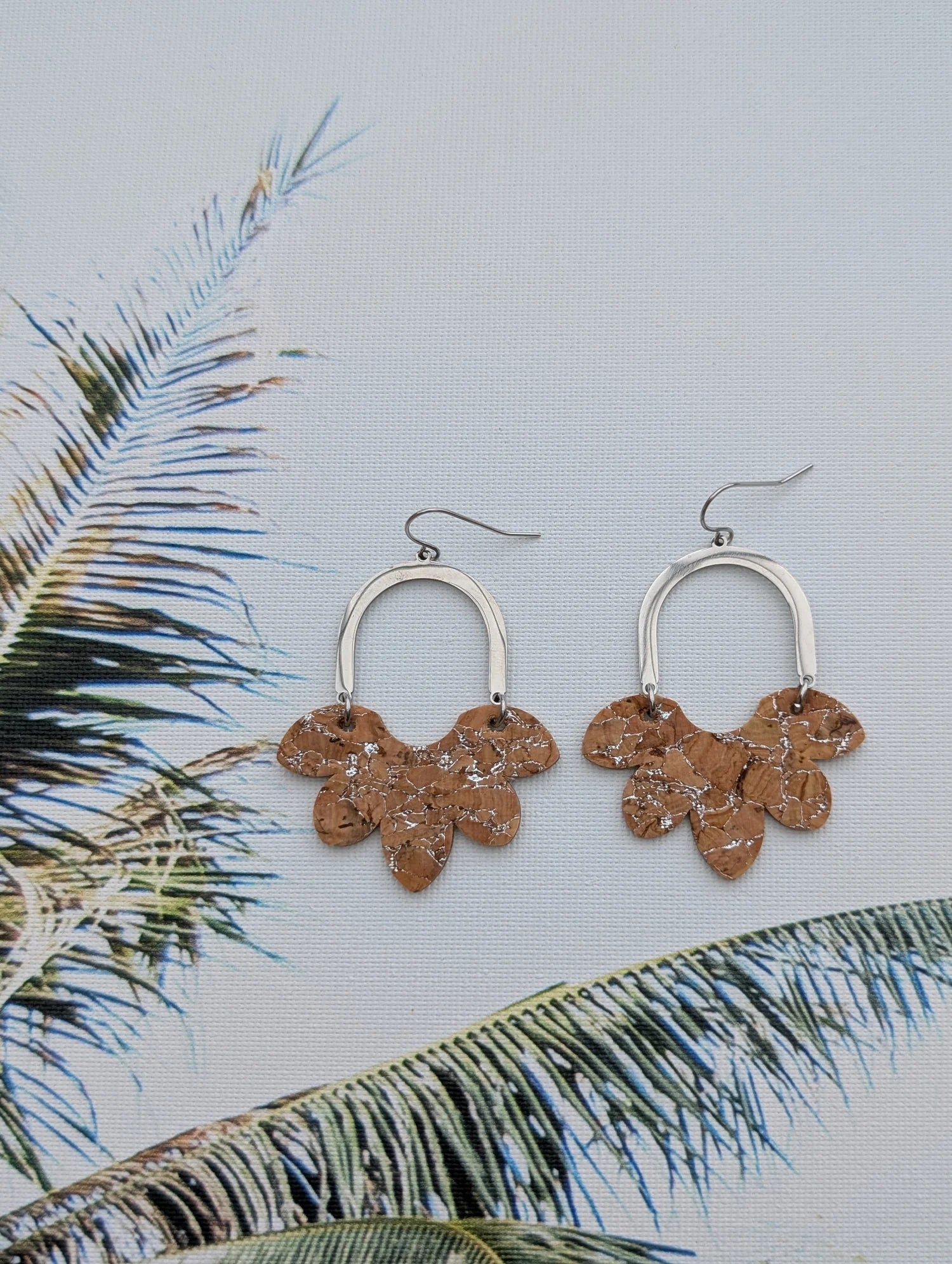 Split Flowered Earrings