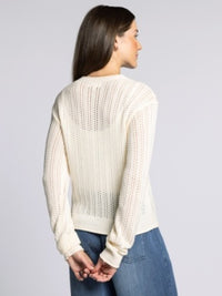 Joan Sweater in Bone White