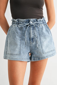 Pull on Patch Pocket Shorts