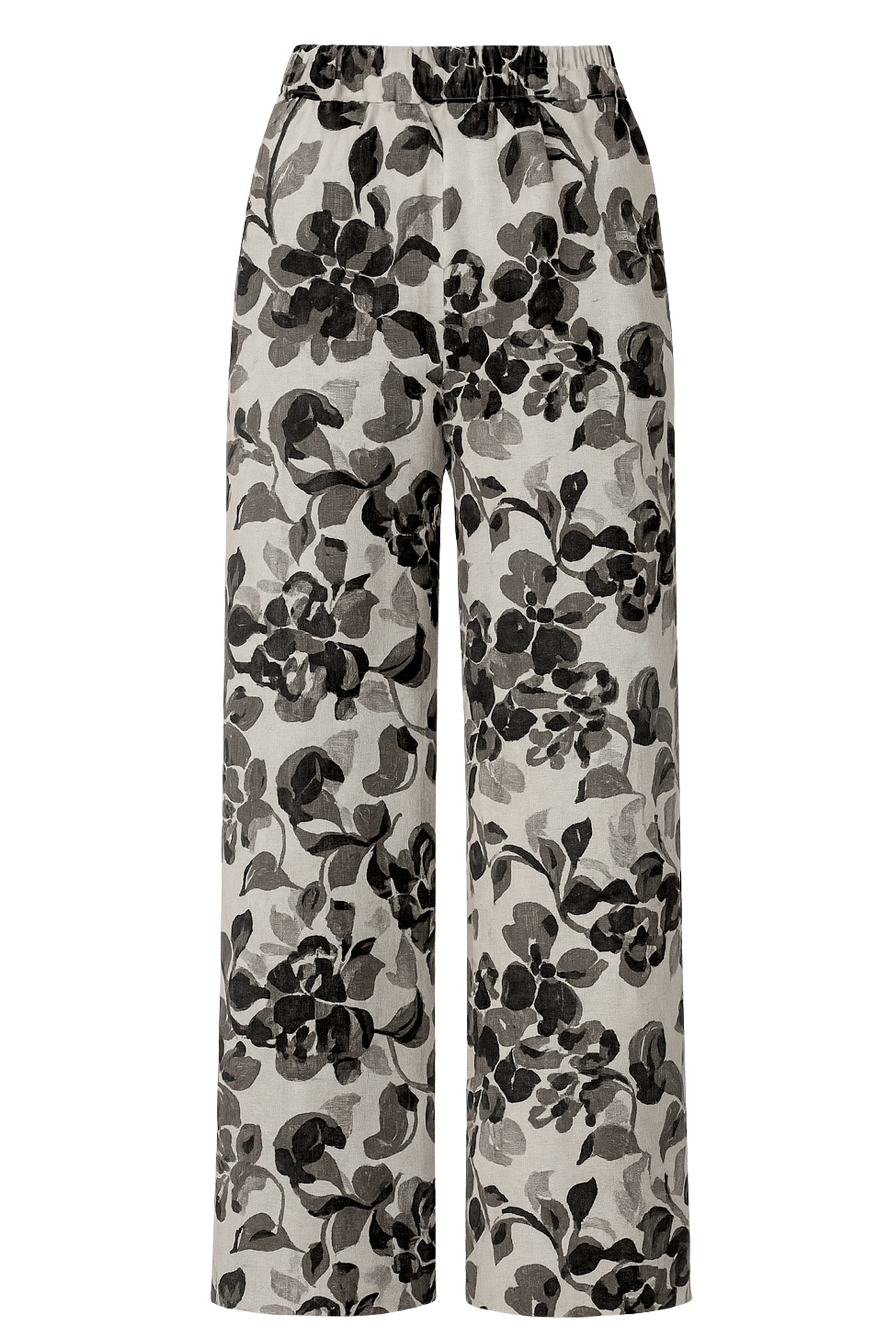 Paris Black Floral Pant