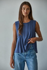 Aura Pleated Front Top