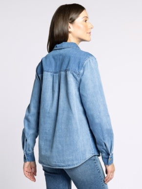 Nicole Shirt in Dark Denim