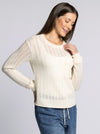Joan Sweater in Bone White
