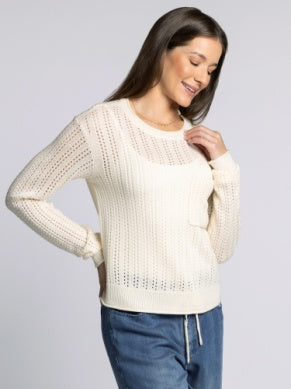 Joan Sweater in Bone White