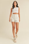 High Rise Utility Cargo Short