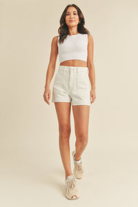High Rise Utility Cargo Short