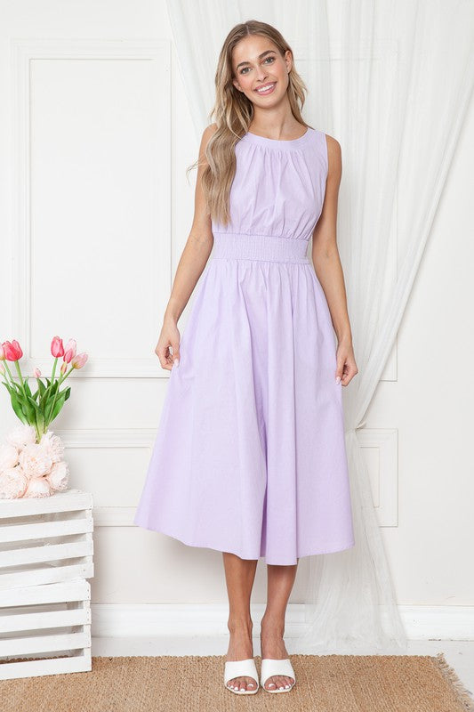 Lavender Greek dress
