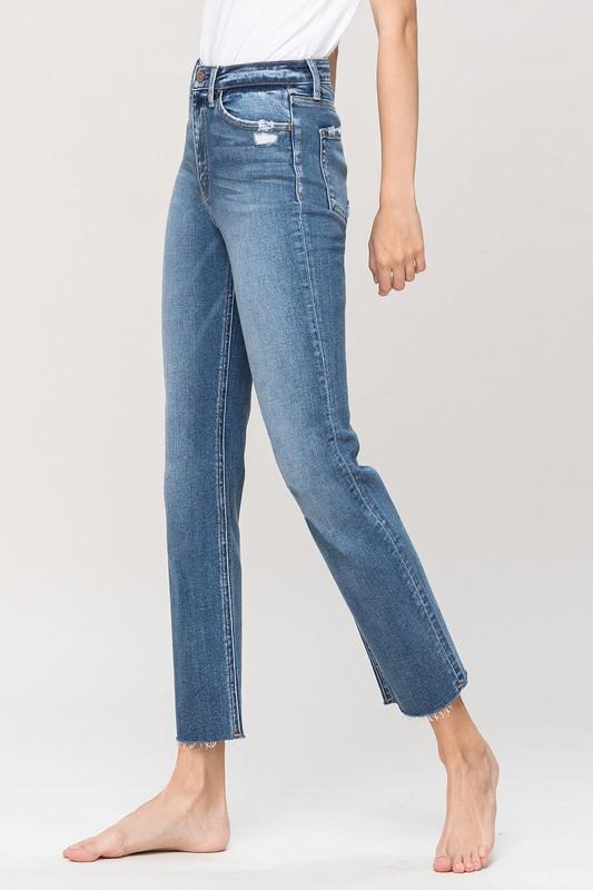 Super High Rise Straight Jeans