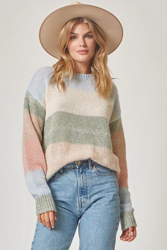 Pastel Stripe Sweater