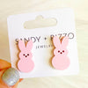 Bunny stud earrings