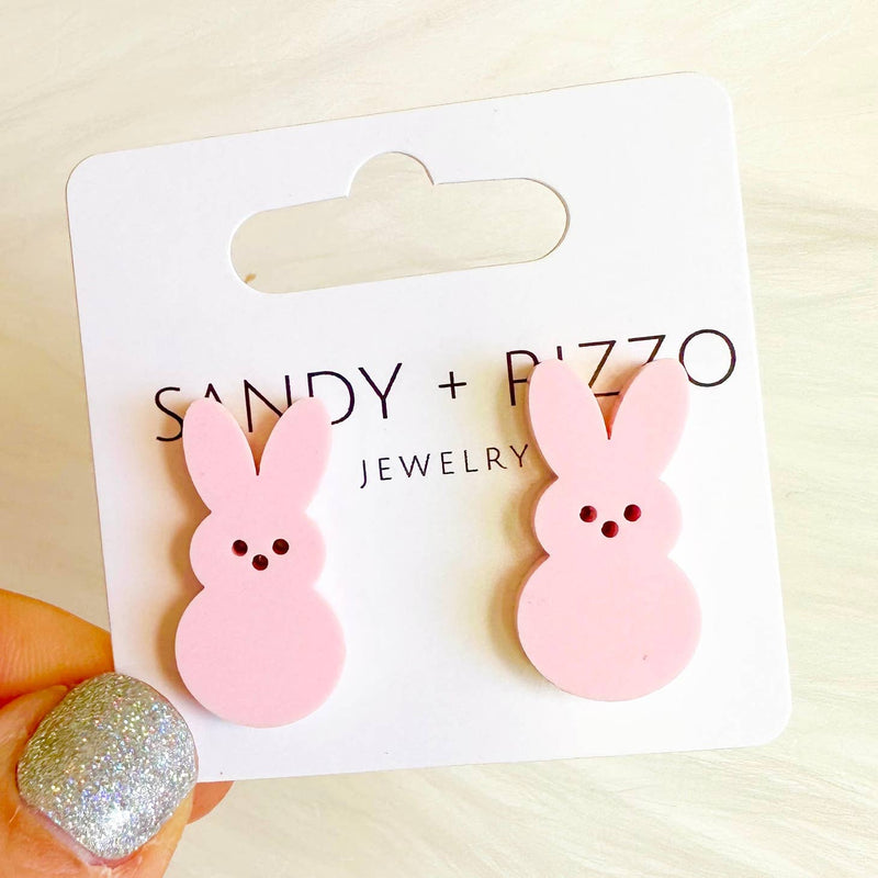 Bunny stud earrings