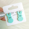 Bunny stud earrings